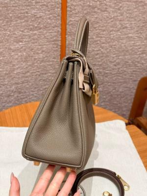 wholesale quality hermes kelly 25 togo etoupe ghw